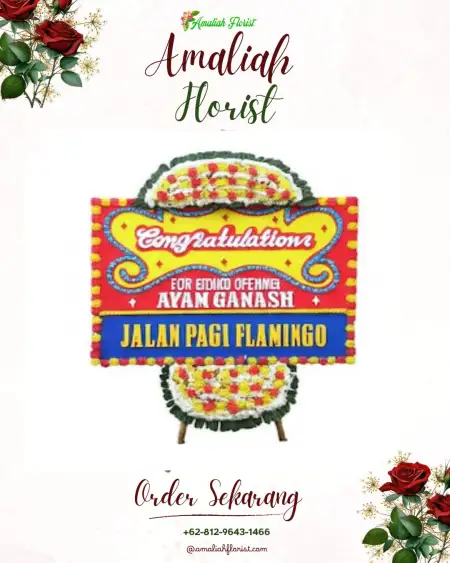 Sewa Papan Bunga Candiwatu